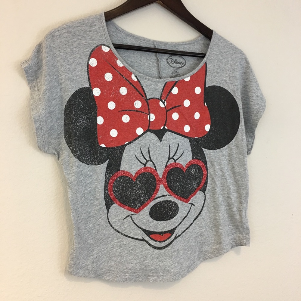 🪴3x$20 SALE Gray Disney Minnie Mouse T-Shirt - Picture 10 of 12